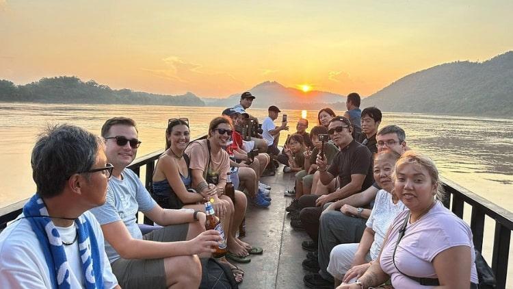 Pak Ou Caves and Kuang Si Waterfalls Tour Exclusive Private Tour from Luang Prabang